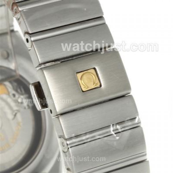 Cheap UK Omega Constellation Automatic Fake Watches With White Mother-of-pearl Dials For Men