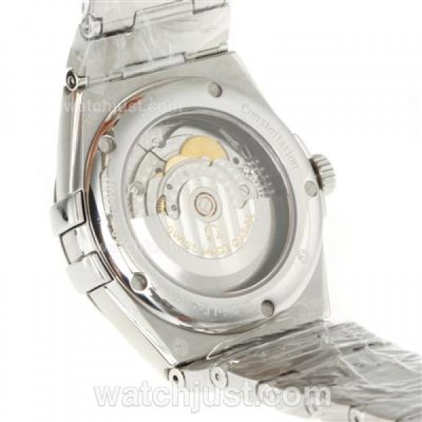 Cheap UK Omega Constellation Automatic Fake Watches With White Mother-of-pearl Dials For Men