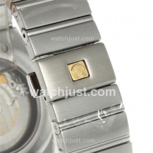 Cheap UK Omega Constellation Automatic Fake Watches With White Mother-of-pearl Dials For Men