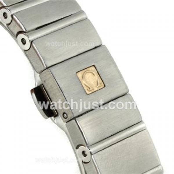 Best UK Omega Constellation Automatic Fake Watch With White Dial For Women