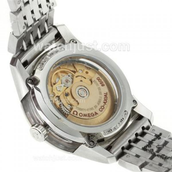 Cheap UK Sale Omega De Ville Automatic Fake Watches With Black Dials For Men