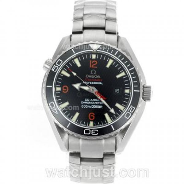 Waterproof UK Sale Omega Planet Ocean Automatic Replica Watch With Black Dial For Men