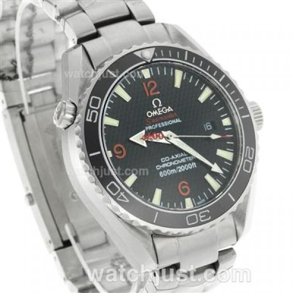 Waterproof UK Sale Omega Planet Ocean Automatic Replica Watch With Black Dial For Men