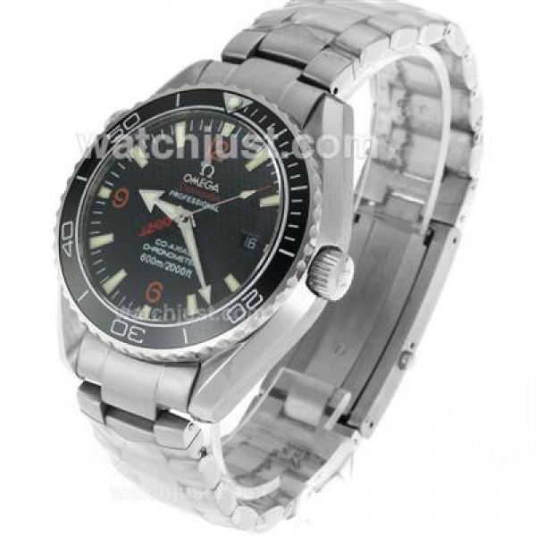 Waterproof UK Sale Omega Planet Ocean Automatic Replica Watch With Black Dial For Men