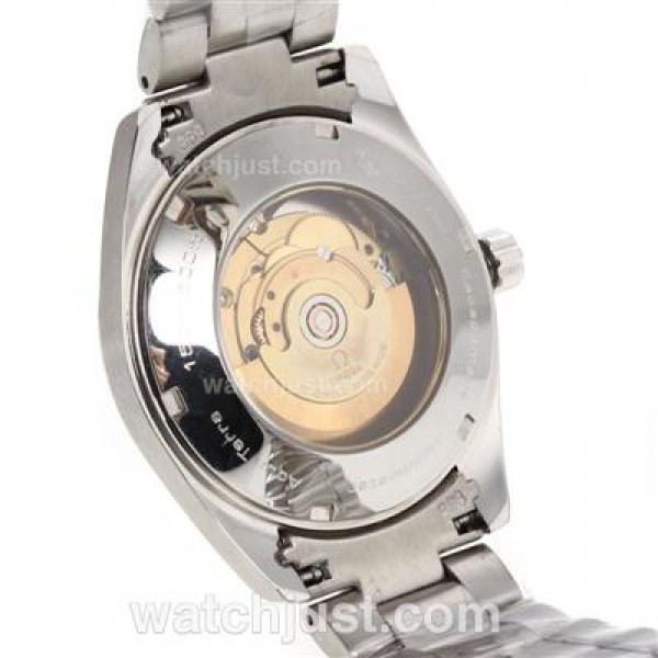 Waterproof UK Sale Omega Seamaster Automatic Replica Watches With Black Dials For Men