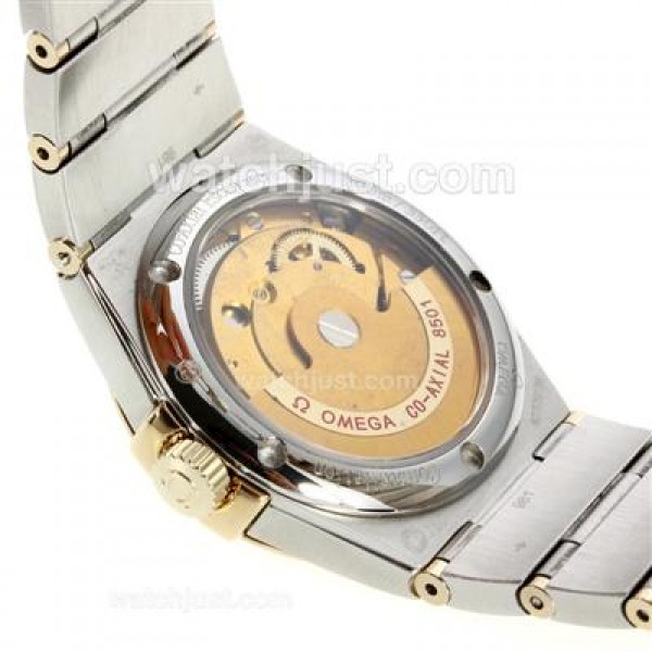 Perfect UK Omega Constellation Automatic Replica Watch With Black Dial For Women