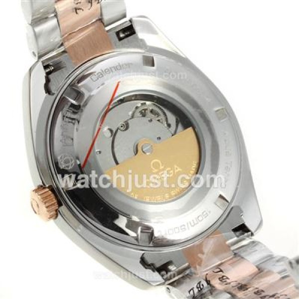 AAA Best UK Sale Omega Seamaster Automatic Fake Watch With White Dial For Men
