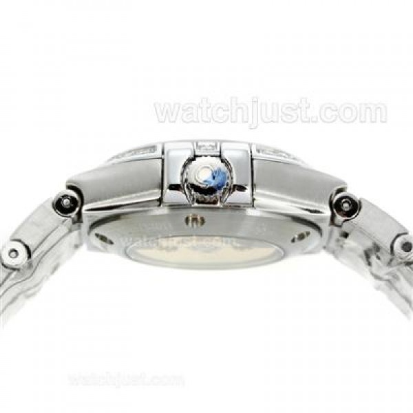 Perfect UK Omega Constellation Automatic Replica Watches With White Dials For Women