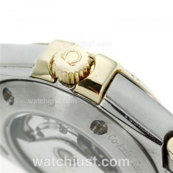 Best UK Omega Constellation Automatic Fake Watch With White Dial For Women