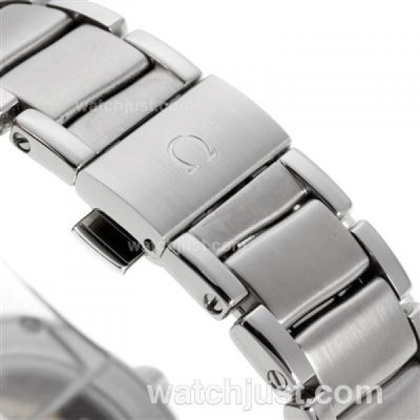 Perfect UK Sale Omega Ladymatic Automatic Replica Watches With Black Dials For Women