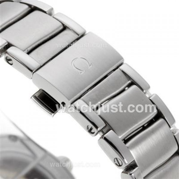 Perfect UK Sale Omega Ladymatic Automatic Replica Watches With Black Dials For Women