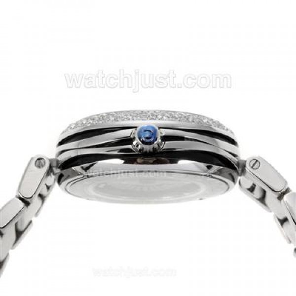 Best UK Sale Omega Ladymatic Automatic Fake Watches With White Dials For Women