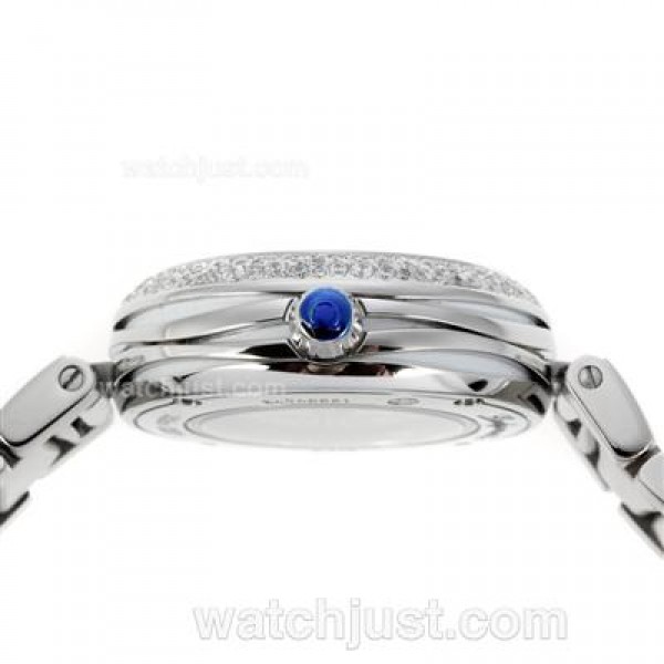 Best UK Sale Omega Ladymatic Automatic Fake Watches With White Dials For Women