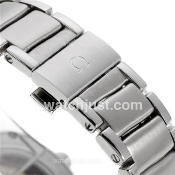 Cheap UK Sale Omega Ladymatic Automatic Replica Watches With White Dials For Women