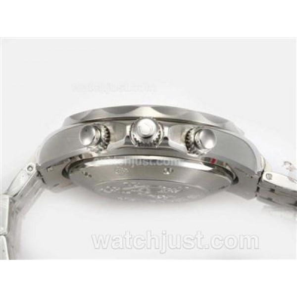 Waterproof UK Sale Omega Seamaster Automatic Replica Watches With Black Dials For Men