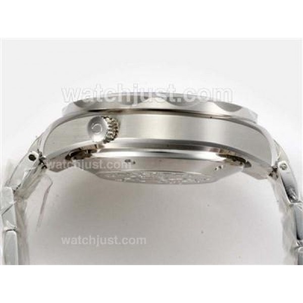Waterproof UK Sale Omega Seamaster Automatic Replica Watches With Black Dials For Men