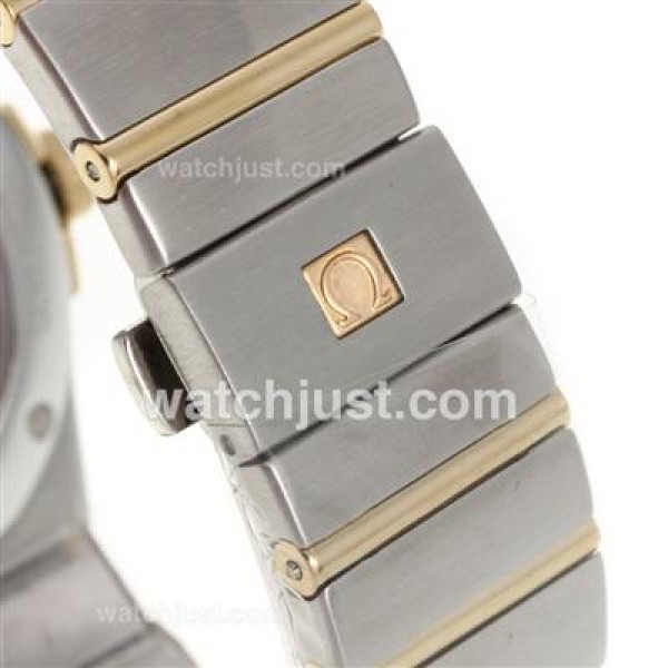 Best UK Omega Constellation Automatic Fake Watch With White Dial For Women