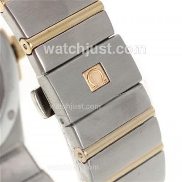 Perfect UK Omega Constellation Automatic Fake Watches With Silvery Dials For Women