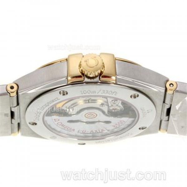 Best UK Omega Constellation Automatic Fake Watches With White Dials For Women