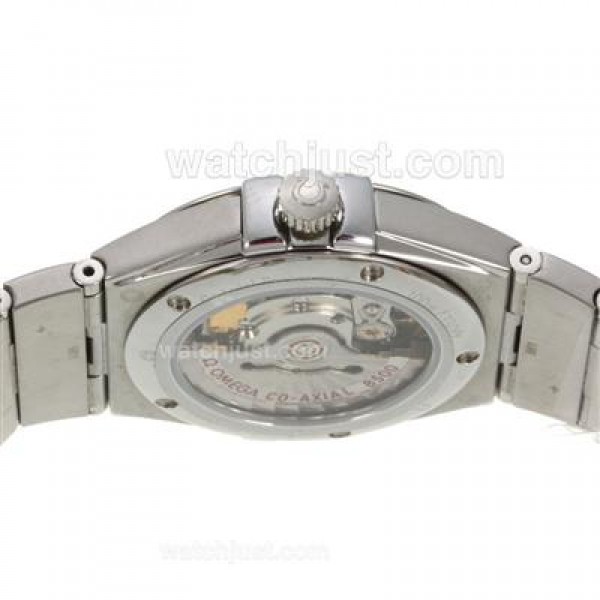 Best UK Omega Constellation Automatic Replica Watches With White Dials For Women
