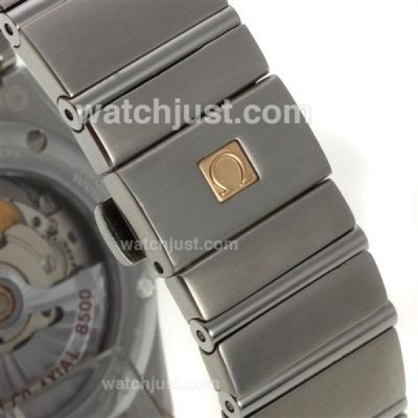 Best UK Sale Omega Constellation Automatic Replica Watch With Brown Dial For Men