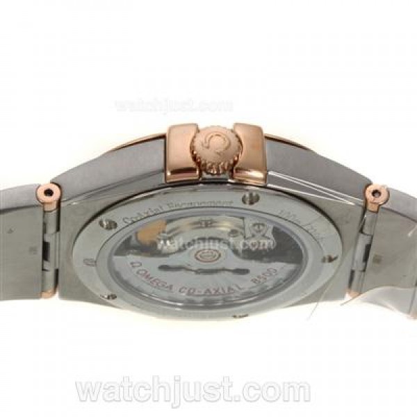 Best UK Omega Constellation Automatic Replica Watches With White Dials For Women