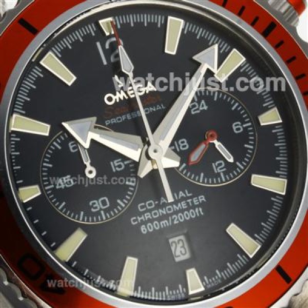 AAA Best UK Omega Seamaster Automatic Replica Watch With Black Dial For Men