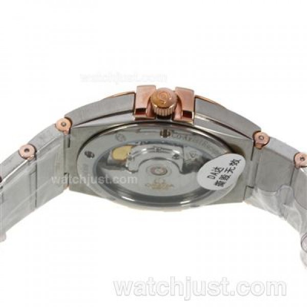 Best UK Omega Constellation Automatic Fake Watches With White Dials For Women