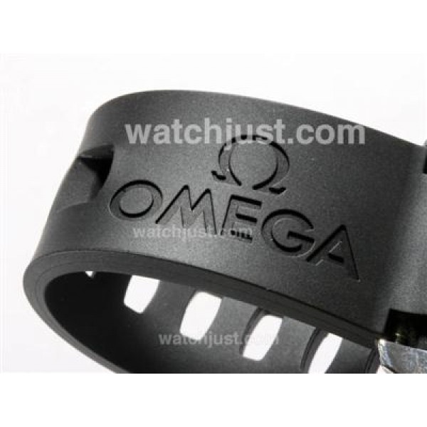 Best UK Sale Omega Seamaster Automatic Replica Watch With Black Dial For Men