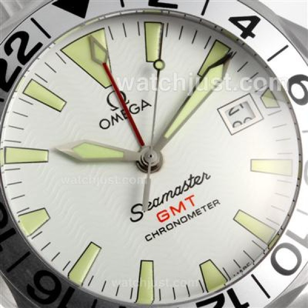 Practical UK Sale Omega Seamaster Automatic Fake Watch With White Dial For Men
