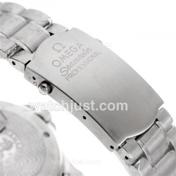 Practical UK Sale Omega Seamaster Automatic Fake Watch With White Dial For Men