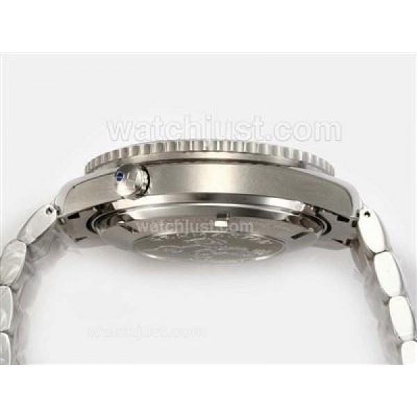 Practical UK Sale Omega Seamaster Automatic Fake Watches With Black Dials For Men