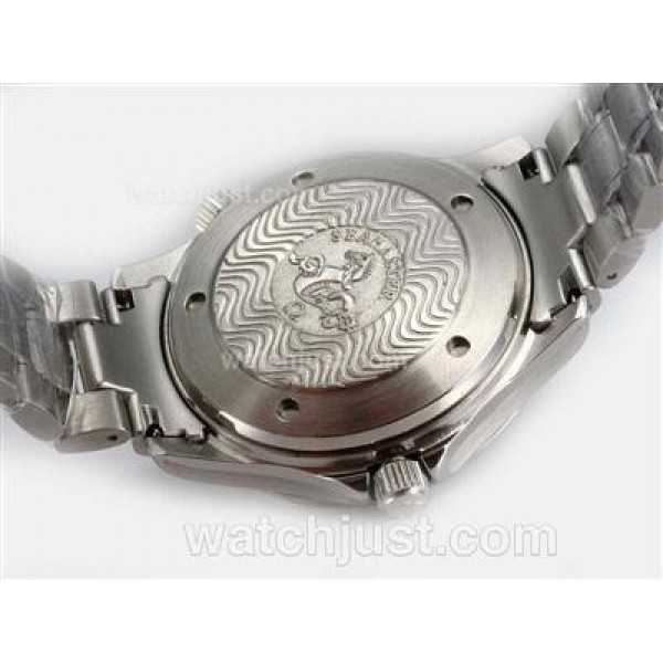 Cheap UK Sale Omega Seamaster Automatic Fake Watches With Blue Dials For Men