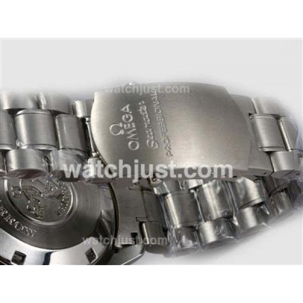 Best UK Omega Speedmaster Automatic Replica Watches With White Dials For Men