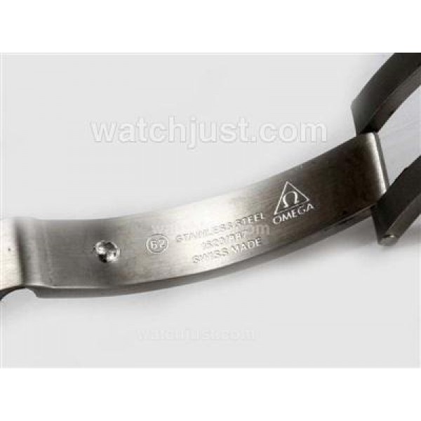 Waterproof UK Sale Omega Seamaster Automatic Replica Watches With Black Dials For Men
