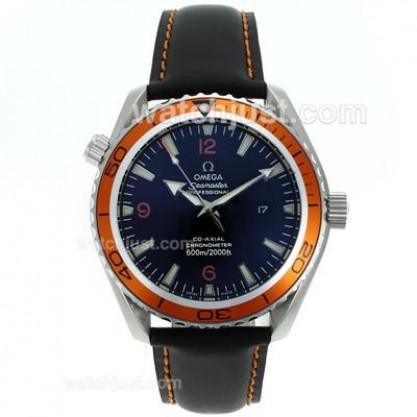 Best UK Sale Omega Seamaster Automatic Replica Watch With Black Dial For Men