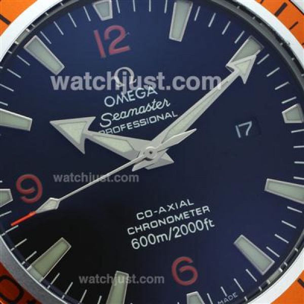 Best UK Sale Omega Seamaster Automatic Replica Watch With Black Dial For Men