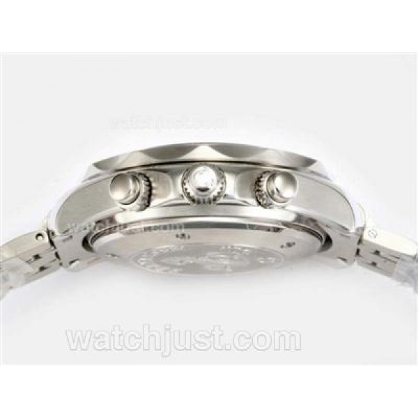 Practical UK Sale Omega Seamaster Automatic Fake Watches With Black Dials For Men