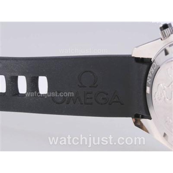 AAA Perfect UK Sale Omega Seamaster Automatic Fake Watch With Black Dial For Men