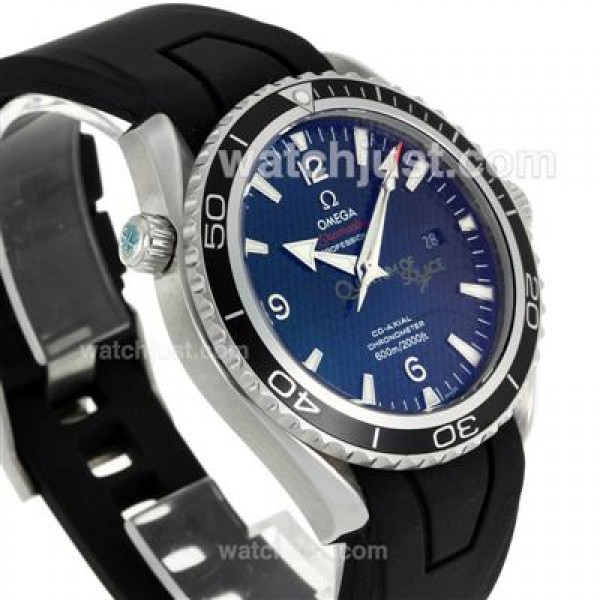 Waterproof UK Sale Omega Seamaster Automatic Fake Watch With Black Dial For Men