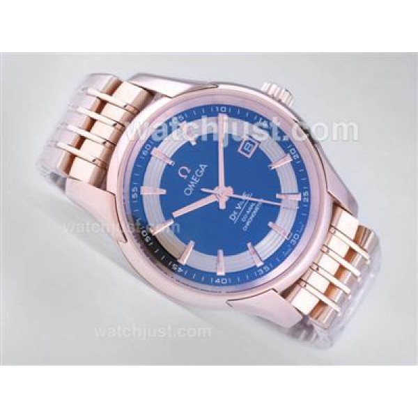 Quality UK Sale Omega Hour Vision Automatic Replica Watches With Black And White Dials For Men