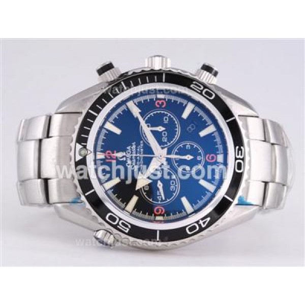 Waterproof UK Sale Omega Planet Ocean Automatic Replica Watches With Black Dials For Men