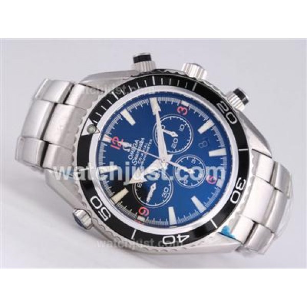 Waterproof UK Sale Omega Planet Ocean Automatic Replica Watches With Black Dials For Men