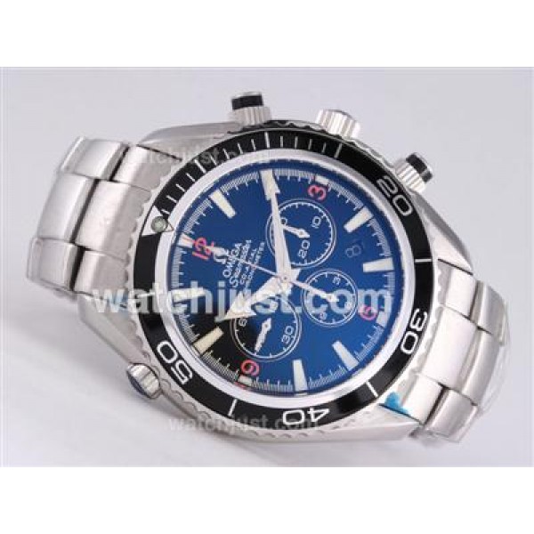 Waterproof UK Sale Omega Planet Ocean Automatic Replica Watch With Black Dial For Men