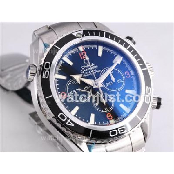 Waterproof UK Sale Omega Planet Ocean Automatic Replica Watches With Black Dials For Men