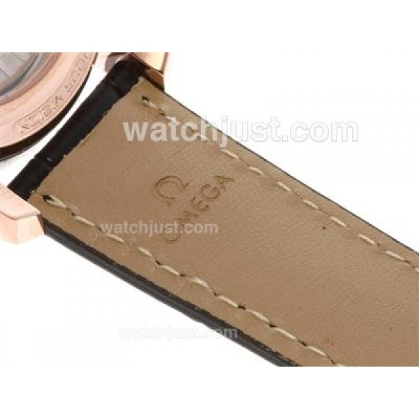 Quality UK Sale Omega Hour Vision Automatic Replica Watches With Blue And Silvery Dials For Men