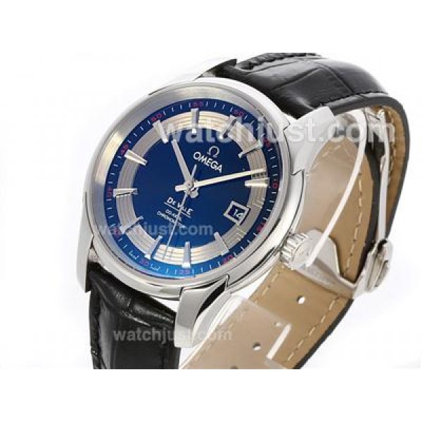 Best UK Sale Omega Hour Vision Automatic Replica Watch With Black And White Dial For Men