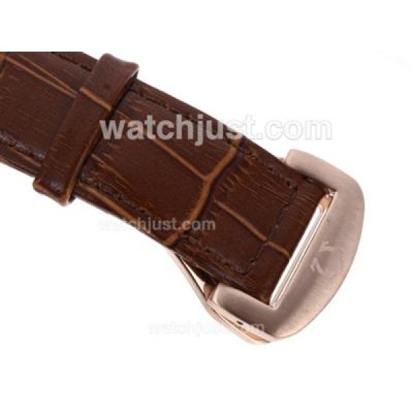 Swiss Made UK Sale Omega Hour Vision Automatic Replica Watch With Brown Dial For Men