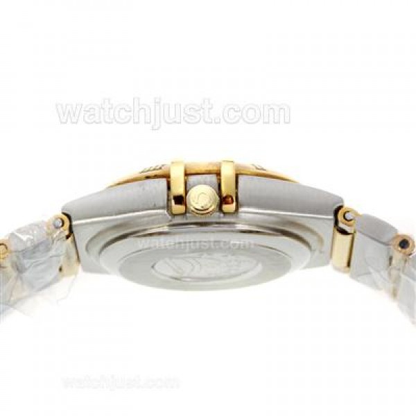 Perfect UK Sale Omega Constellation Quartz Replica Watch With White Dial For Women