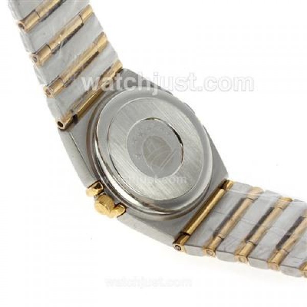 Perfect UK Sale Omega Constellation Quartz Fake Watch With White Dial For Women